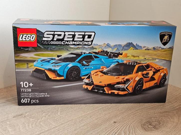 SINT-SALE: LEGO Speed Ch. 77238 Lamborghini duo-set. NIEUW, Kinderen en Baby's, Speelgoed | Duplo en Lego, Nieuw, Lego, Complete set