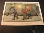 Voor het Kind ansichtkaart 1949  Man met kerstster, Verzenden, 1940 tot 1960, Ongelopen, Kinderen