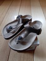 Bizzy Slippers Brons mt 37 Nieuw, Kleding | Dames, Schoenen, Nieuw, Bizzy, Slippers, Ophalen of Verzenden