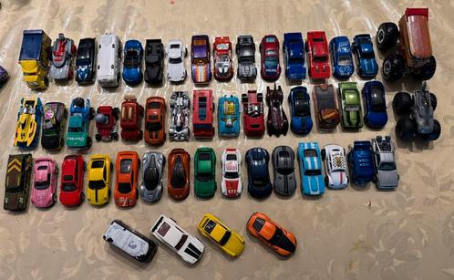 Partij Hot Wheels 51 stuks waaronder premium Hotwheels, Kinderen en Baby's, Speelgoed | Speelgoedvoertuigen, Gebruikt, Verzenden