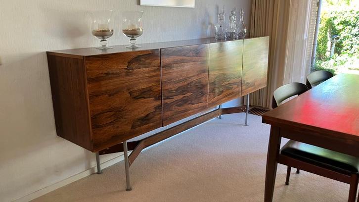 Palissander Dressoir Rudolf Glatzel voor Fristho, Huis en Inrichting, Kasten | Buffetkasten, Gebruikt, 100 tot 150 cm, 200 cm of meer