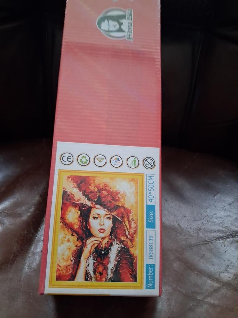 Te koop diamond painting van een vrouw., Ophalen of Verzenden, Nieuw, Knutselwerk