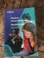 Van Dale Pocketwoordenboek Nederlands-Spaans, Ophalen of Verzenden, Zo goed als nieuw, Van Dale, Nederlands