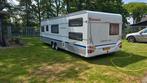 Nette Dethleffs 740 met Voortent en Luifel, Caravans en Kamperen, Koelkast, Rondzit, 7 tot 8 meter, Particulier