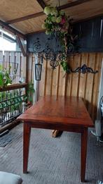 Mahoniehouten kersenhout hele groote eettafel prachtige tafe, 200 cm of meer, Ophalen of Verzenden, Zo goed als nieuw, Vijf personen of meer