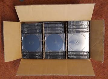 250 zwarte Slimline CD / DVD doosjes Slimline (extra dun) beschikbaar voor biedingen
