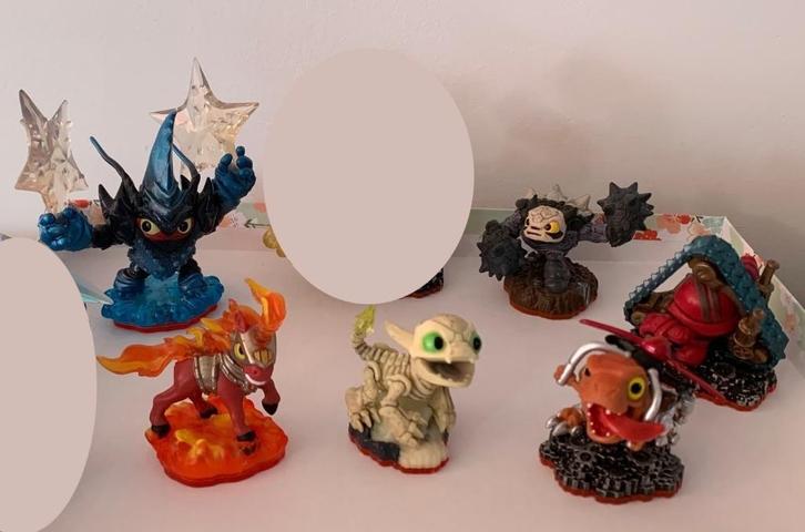 6 Skylanders Trap Team - Fist Bump, Funny Bone, Trail Blazer, Spelcomputers en Games, Games | Nintendo Wii, Nieuw, Avontuur en Actie