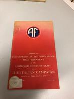 Report on the Italian Campaign, Ophalen of Verzenden, Tweede Wereldoorlog, Gelezen, Algemeen