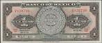 Mexico 1 peso 1957 aUNC p.59a (#115), Postzegels en Munten, Verzenden, Noord-Amerika, Los biljet