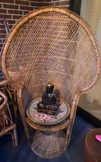 Pauwstoel rotan, Huis en Inrichting, Woonaccessoires | Wanddecoraties, Ophalen of Verzenden