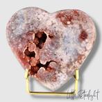 roze amethist hart, Verzamelen, Mineralen en Fossielen, Ophalen of Verzenden
