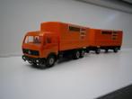 Herpa Mercedes NG combinatie Bauder., Ophalen of Verzenden, Zo goed als nieuw, Bus of Vrachtwagen, Herpa