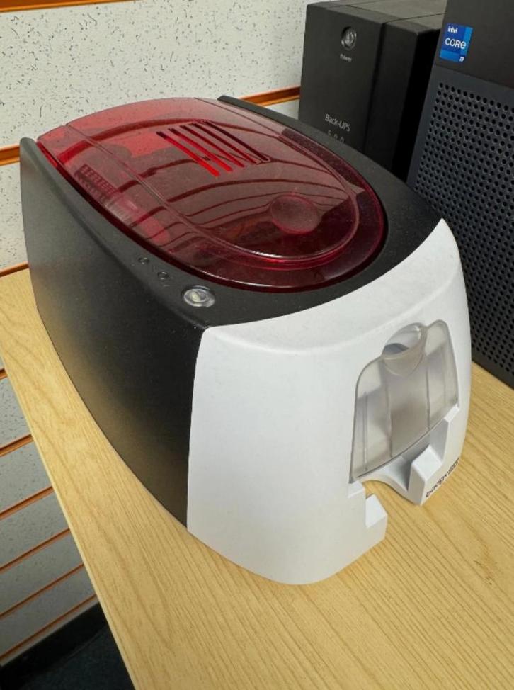 Plastic ID-kaartprinter Badgy 200 incl. lint, Computers en Software, Printers, Zo goed als nieuw, Printer, Kleur printen, Ophalen of Verzenden