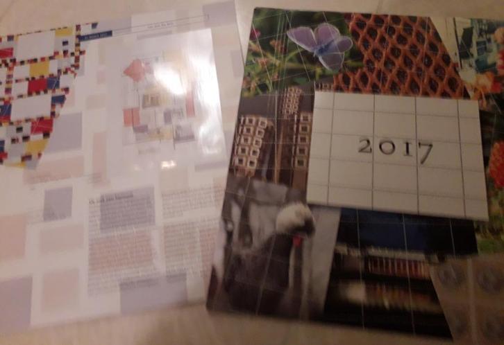 Geïllustre verzamelbladen Jaargang 2017. ADV. no.6 R., Postzegels en Munten, Postzegels | Nederland, Na 1940, Verzenden