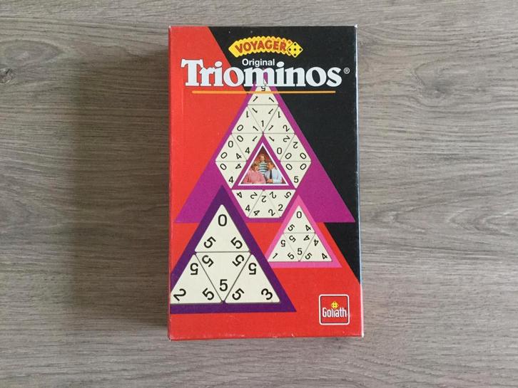 Triominos voyager, Hobby en Vrije tijd, Gezelschapsspellen | Bordspellen, Gebruikt, Een of twee spelers, Drie of vier spelers