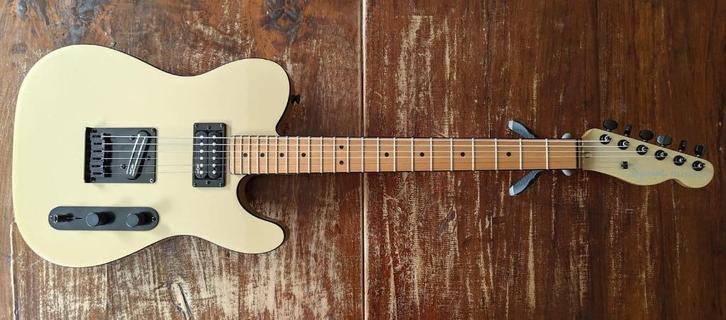 Squier Contemporary Telecaster – Shoreline Gold, Muziek en Instrumenten, Snaarinstrumenten | Gitaren | Elektrisch, Zo goed als nieuw