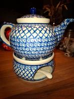 Bunzlau theepot met bijpassende stoof, Ophalen