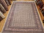 Vintage handgeknoopt oosters tapijt herati 370x250, Huis en Inrichting, Stoffering | Tapijten en Kleden, Info@SlatsAntiek.nl, Perzisch