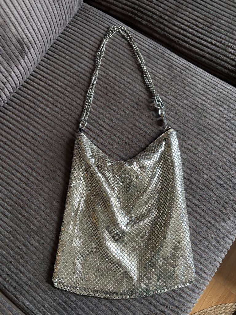 Zara metallic tasje, Crossbody, Metallic, Schoudertasje, Ophalen of Verzenden