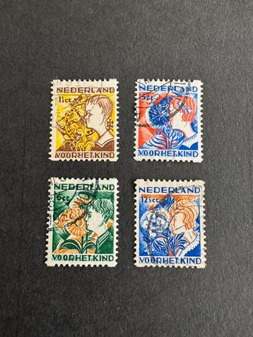 1932 Tweezijdige roltanding NVPH nr R94-97 gestempeld beschikbaar voor biedingen