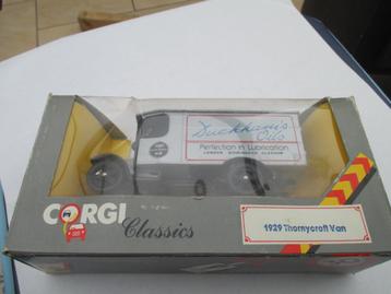 modelauto 1:50 Corgi 845  1929 Thornycroft Van  Duckham s oi beschikbaar voor biedingen