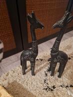 Giraffe houten beelden, Verzamelen, Beelden en Beeldjes, Ophalen of Verzenden, Zo goed als nieuw