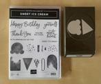 Stampin'Up! Sweet Ice Cream (stempels en pons), Ophalen of Verzenden, Zo goed als nieuw