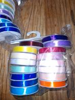 Grote partij lint in diverse kleuren, Hobby en Vrije tijd, Naaien en Fournituren, Ophalen, Nieuw, Lint, Band of Elastiek