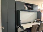 Bureaubed inklapbaar tweepersoons Studybed, Ophalen, Gebruikt, Tweepersoons