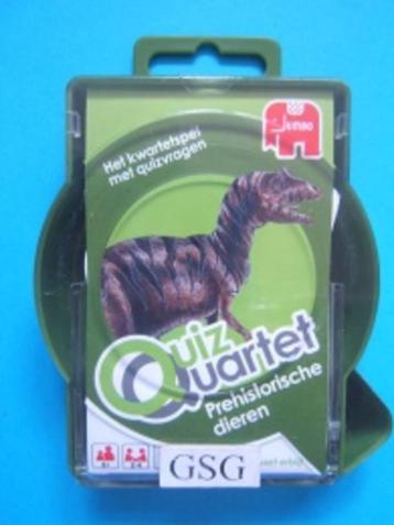 Quiz quartet prehistorische dieren nr. 12301-00 (Nieuw) beschikbaar voor biedingen
