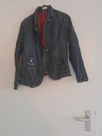 M McGregor Denim Blazer - Stijlvol en Uniek, Kleding | Dames, Jasjes, Kostuums en Pakken, Maat 38/40 (M), Blauw, Ophalen of Verzenden