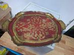 vintage houten dienblad made italy, Antiek en Kunst, Ophalen of Verzenden
