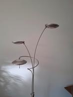 Vloerlamp met leeslamp rvs, Huis en Inrichting, Lampen | Vloerlampen, Ophalen, Gebruikt, Metaal, 150 tot 200 cm
