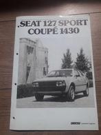 SEAT 127 1430 SPORT, Introductie Dealer Info boek 1978, Ophalen of Verzenden, Gelezen