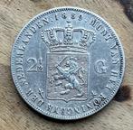 2,5 gulden 1859 Willem III, Postzegels en Munten, Munten | Nederland, Ophalen, Koning Willem III, Zilver, Losse munt