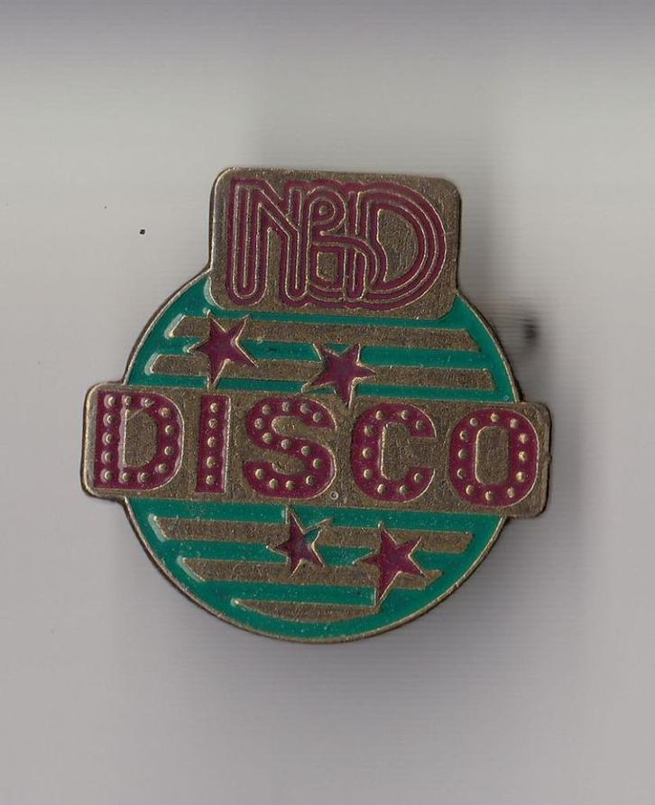 NBD Dansschool broche Disco, Verzamelen, Speldjes, Pins en Buttons, Gebruikt, Speldje of Pin, Overige onderwerpen, Ophalen of Verzenden