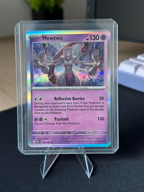 Mewtwo [Holo] #150 - Scarlet & Violet 151, Hobby en Vrije tijd, Verzamelkaartspellen | Pokémon, Nieuw, Losse kaart, Ophalen of Verzenden