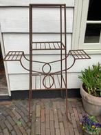 Smeedijzeen plantenrek, Tuin en Terras, Bloembakken en Plantenbakken, Gebruikt, Minder dan 60 cm, Metaal, Ophalen