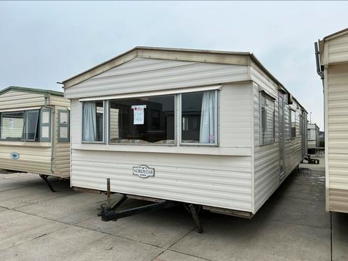 NIEUWSTAAT ! Nordstar Puntdak 370 x 10.50 /2slk/+ Gebracht, Caravans en Kamperen, Stacaravans, Ophalen