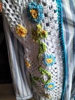 Handgehaakt bloemen gilet vest mt.42/44, Ophalen of Verzenden, Nieuw, Maat 42/44 (L)