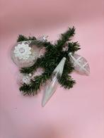 4 delig setje transparante kerstornamenten glas, Ophalen of Verzenden