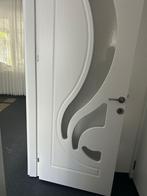 Binnendeur met Motief en Glas 195*78, Doe-het-zelf en Verbouw, Deuren en Horren, Ophalen, Minder dan 80 cm, Binnendeur, Minder dan 200 cm