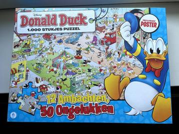 Donald Duck	Puzzel - 12 ambachten, 50 ongelukken 1000 st. beschikbaar voor biedingen
