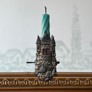 Oude kerstboom kaarsenknijper kasteel beschikbaar voor biedingen