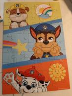 Puzzel 2x + domino 2x Paw Patrol, Ophalen of Verzenden, 10 tot 50 stukjes, Gebruikt, 2 tot 4 jaar