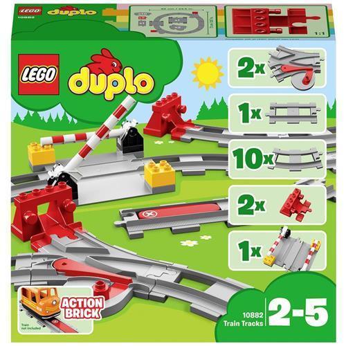 Duplo 10882 - Wissels, spoorovergang en rails - Complete set, Kinderen en Baby's, Speelgoed | Duplo en Lego, Zo goed als nieuw