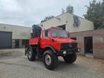 Unimog 1500 met zware autolaadkraan, Ophalen of Verzenden