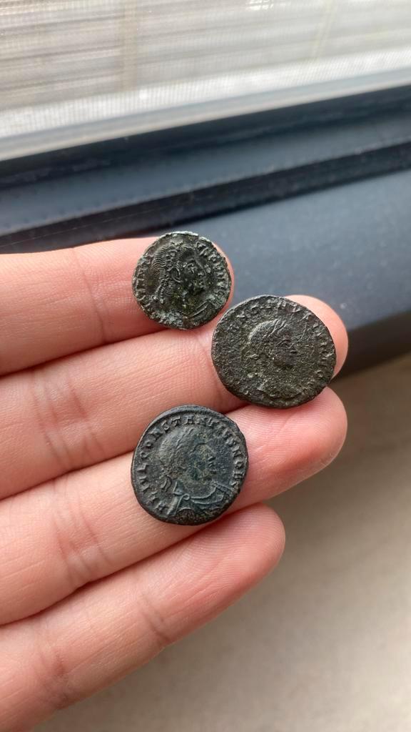 Lot laat-Romeinse bronsmunten, Postzegels en Munten, Munten | Europa | Niet-Euromunten, Setje, Italië, Ophalen of Verzenden