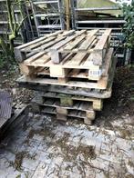 Stapel  houten pallets, Doe-het-zelf en Verbouw, Hout en Planken, Zo goed als nieuw, Ophalen, Pallet