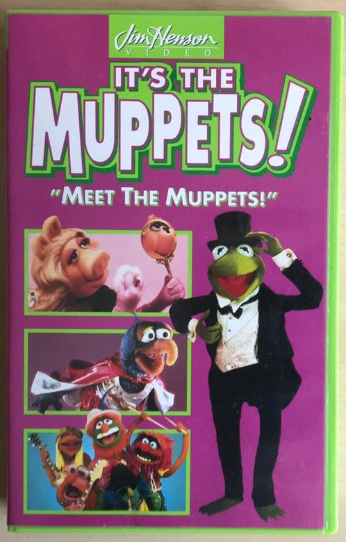 It’s the muppets, met Kermit de kikker, miss Piggy e.a. VHS, Cd's en Dvd's, VHS | Kinderen en Jeugd, Zo goed als nieuw, Alle leeftijden